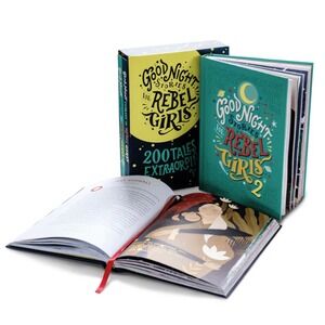 Good Night Stories for Rebel Girls Gift Box Set Books 1 & 2 New Sealed